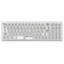 Redragon K628 PRO SE 75% Transparent Wireless Mechanical Gaming Keyboard White