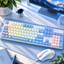 Redragon S139 Gaming Combo Mechanical Keyboard Red Switches and Mouse White/Blue