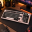 Redragon K725GBP Mechanical Gaming Keyboard LCD Screen with Knob Pink