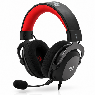 Redragon H510-FB Zeus Wired Gaming Headset Stereo Sound Noise Cancelling Black