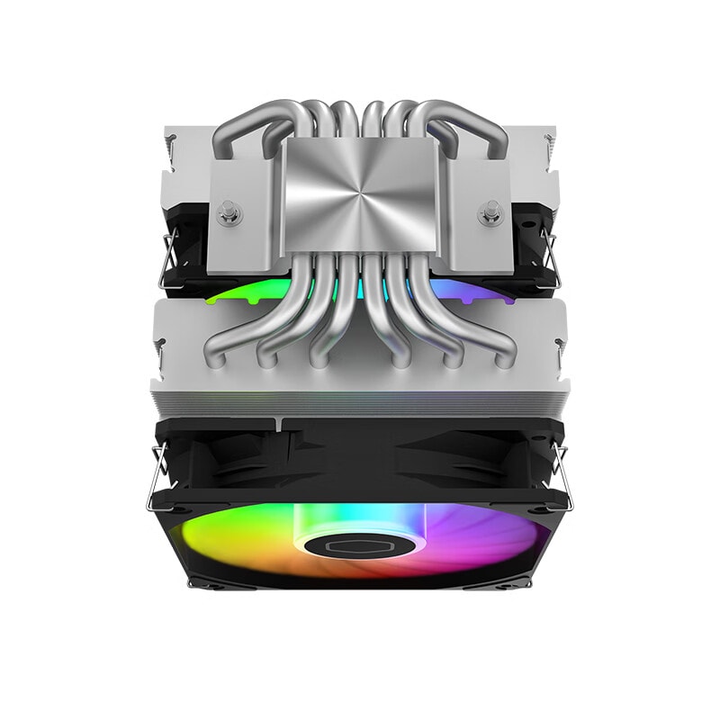 Cooler Master T620S ARGB CPU Cooler Double Tower 6 Heat Pipe – AMD Ryzen AMD5 / AM4 / AM3+ , Intel LGA 1700 / 1200 / 1151