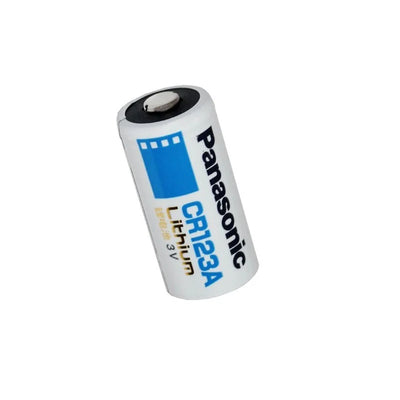 Panasonic 10-Piece CR123A Lithium Batteries White/Blue/Black