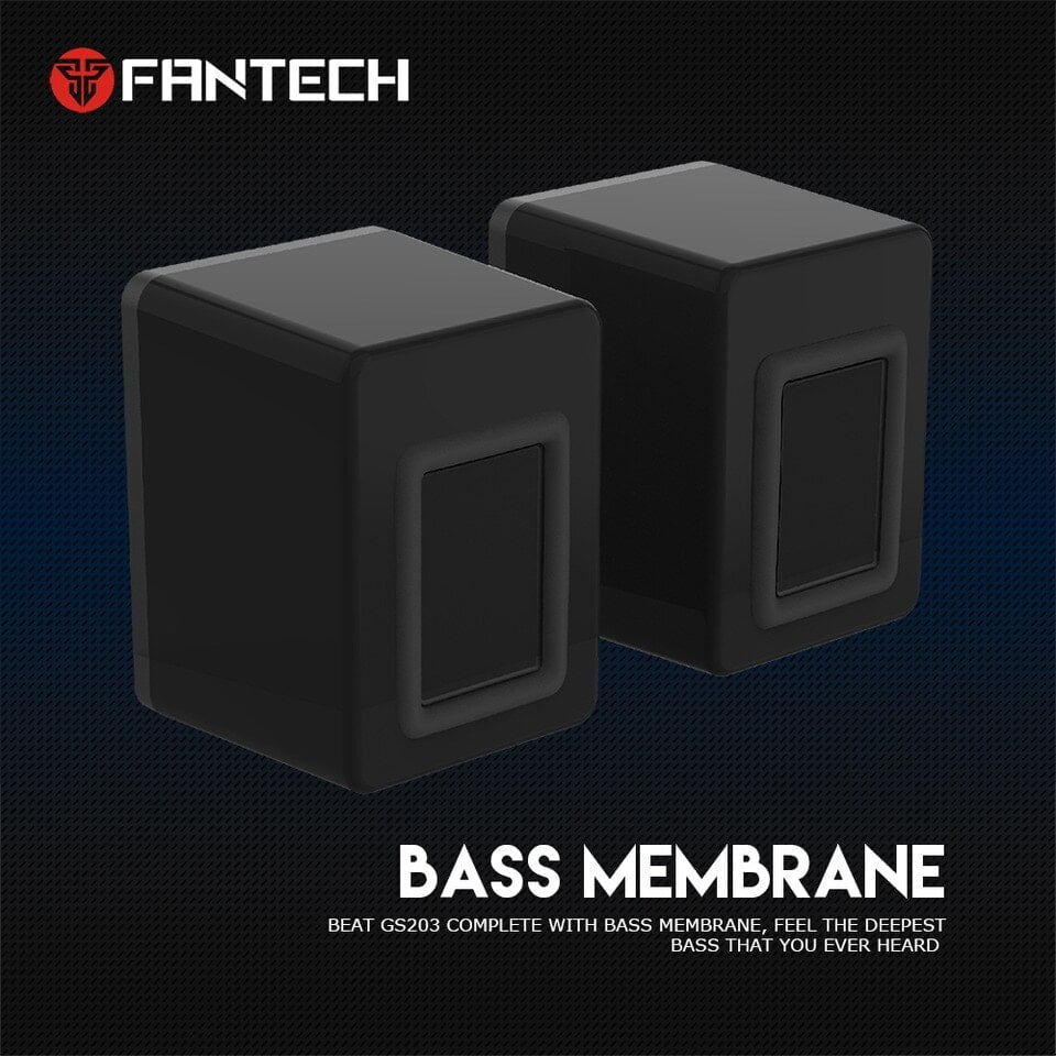 FANTECH GS203 BEAT PC Speakers (Black)