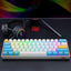 Redragon K530W RGB PRO 60% Wireless Mechanical Gaming Keyboard White and Blue