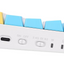 Redragon K530W RGB PRO 60% Wireless Mechanical Gaming Keyboard White and Blue