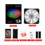 REDRAGON GC F007 RGB PC Case Fan (3 Packs 120mm)