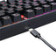 REDRAGON K552 KUMARA PRO RGB Wireless Gaming Mechanical Keyboard, Blue Switches (Black)