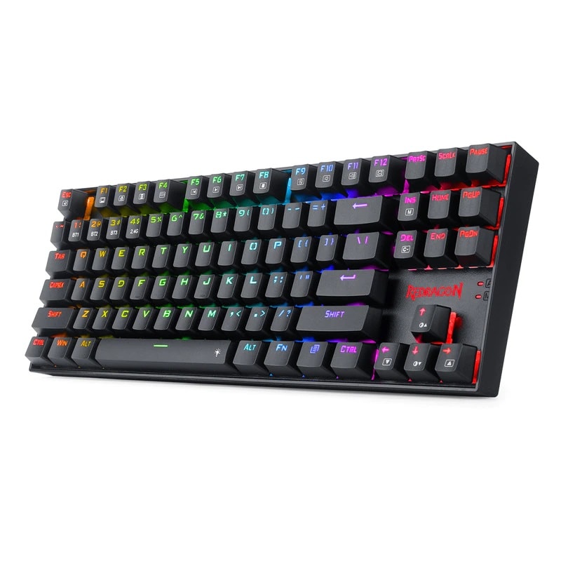 REDRAGON K552 KUMARA PRO RGB Wireless Gaming Mechanical Keyboard, Blue Switches