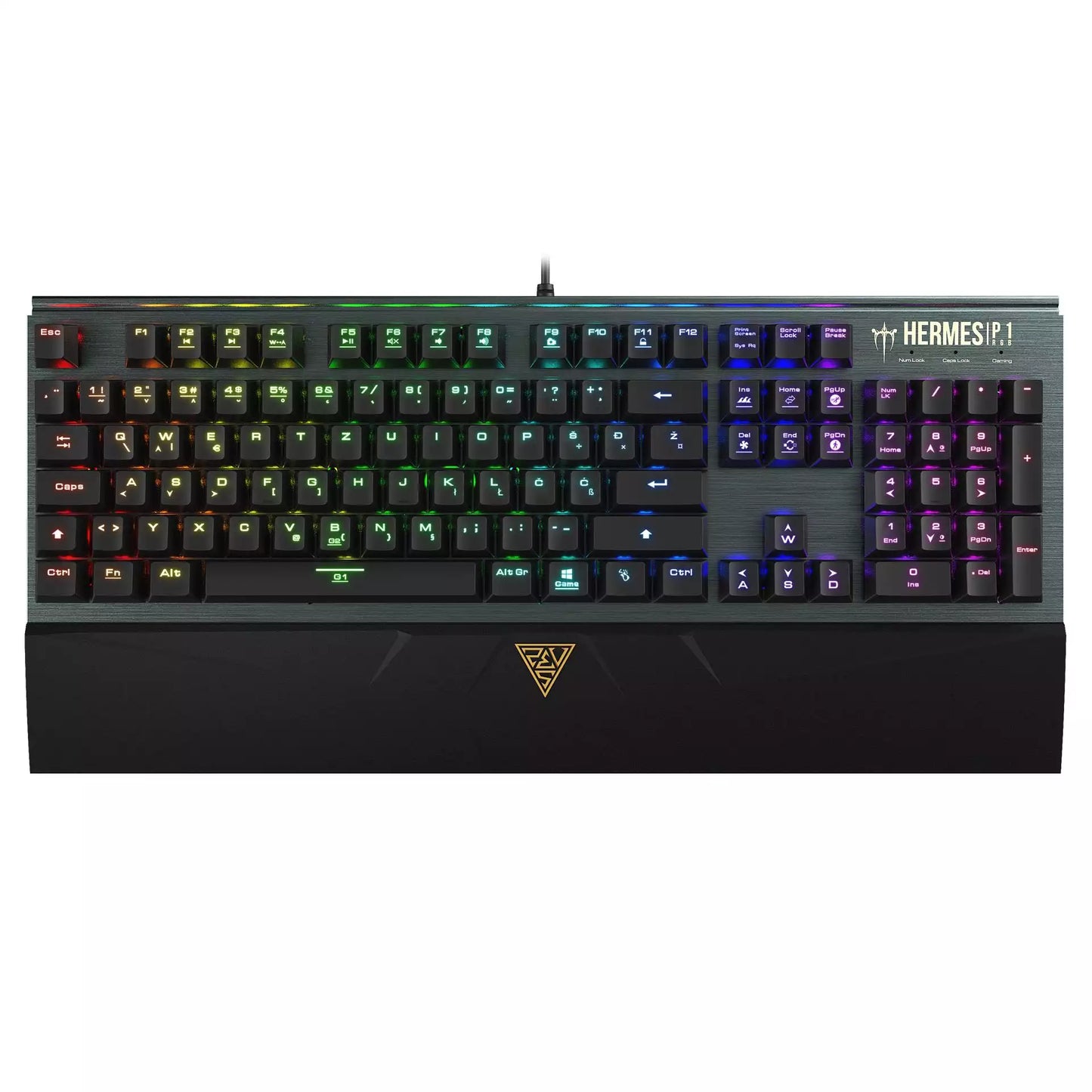 GAMDIAS HERMES P1 RGB Gaming Mechanical Keyboard – RED Switch – Hera software Support