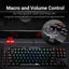 Redragon K588 Broadsword RGB Mechanical Gaming Keyboard, Blue Switches