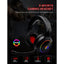 Redragon H270 MENTO RGB Gaming Headset, Stereo (Black)