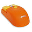 JeDEL Wireless 5D Optical Ergonomic Mouse , WD144 Dual Mode Connection 2.4GHz , 1600 DPI 400 mAH , Stable Operation , Cute and Comfortable Design , Colourfull and Varied , Plug and Play - Orange