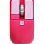 JeDEL Wireless 5D Optical Ergonomic Mouse , WD144 Dual Mode Connection 2.4GHz , 1600 DPI 400 mAH , Stable Operation , Cute and Comfortable Design , Colourfull and Varied , Plug and Play - Pink