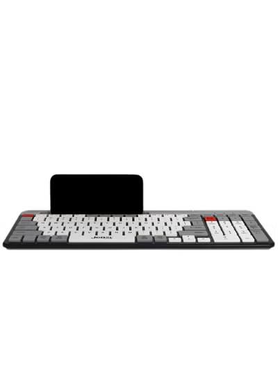 JeDEL Wired Slim Chocolate Office Keyboard With Mobilephone Holder K37 , for computer  with 100 Keys , cable USB Speed interface , adjustable height in to give comfort to the hand while working . It can be used at home, office and personal use.