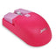 JeDEL Wireless 5D Optical Ergonomic Mouse , WD144 Dual Mode Connection 2.4GHz , 1600 DPI 400 mAH , Stable Operation , Cute and Comfortable Design , Colourfull and Varied , Plug and Play - Pink