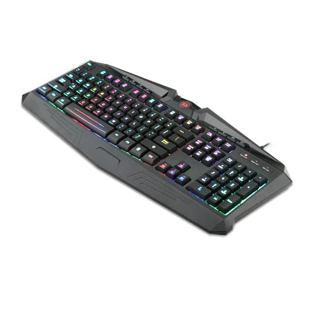 Redragon K503 Harpe RGB Backlit, Multimedia Keys with Wrist Rest