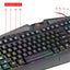 Redragon K503 Harpe RGB Backlit, Multimedia Keys with Wrist Rest