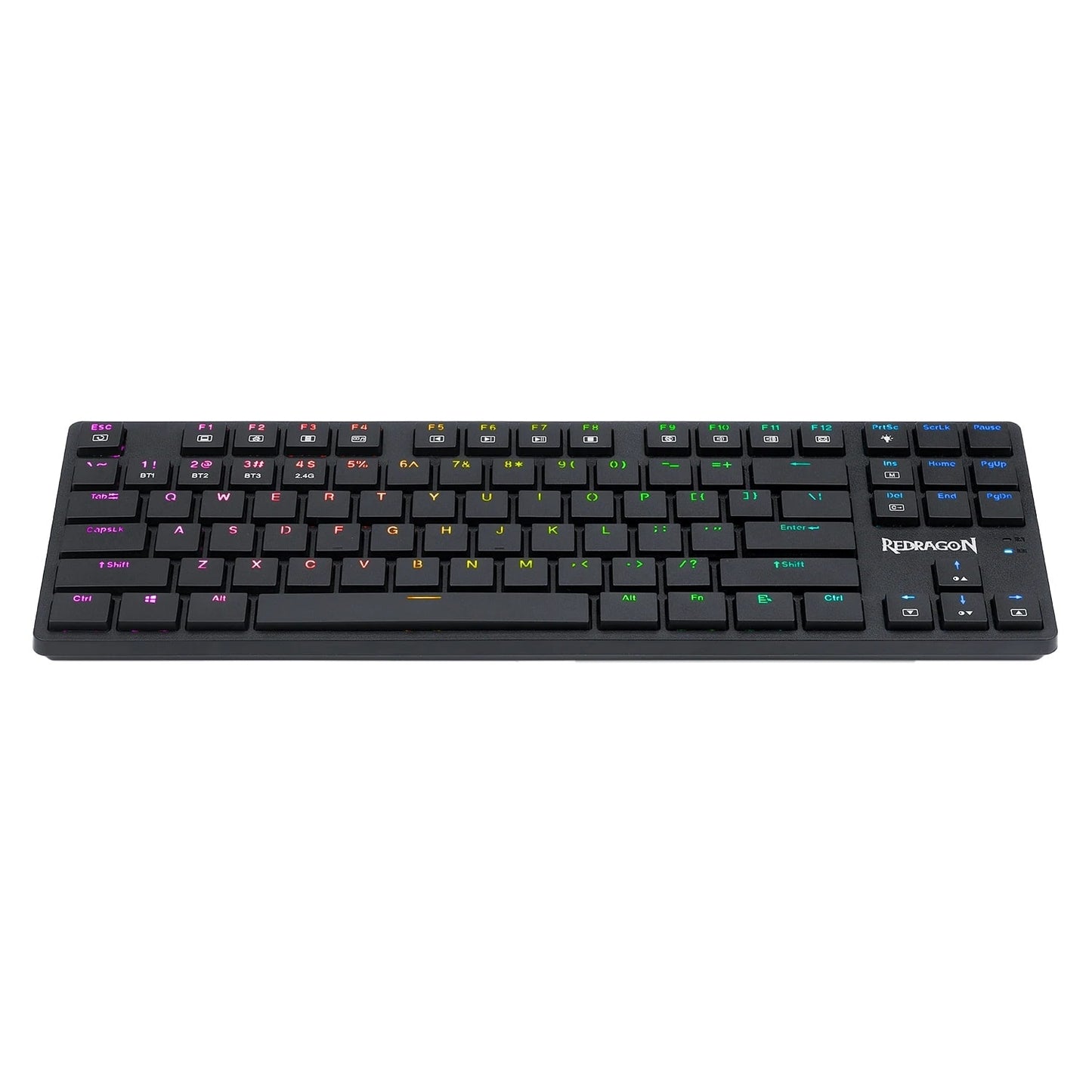 Redragon K539 Anubis Wireless RGB Mechanical Gaming Keyboard, Brown Switch (Black)