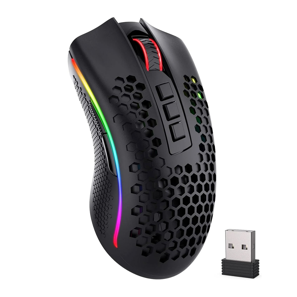 Redragon M808-KS Storm Pro Wired/Wireless Gaming Mouse 16000 DPI Black