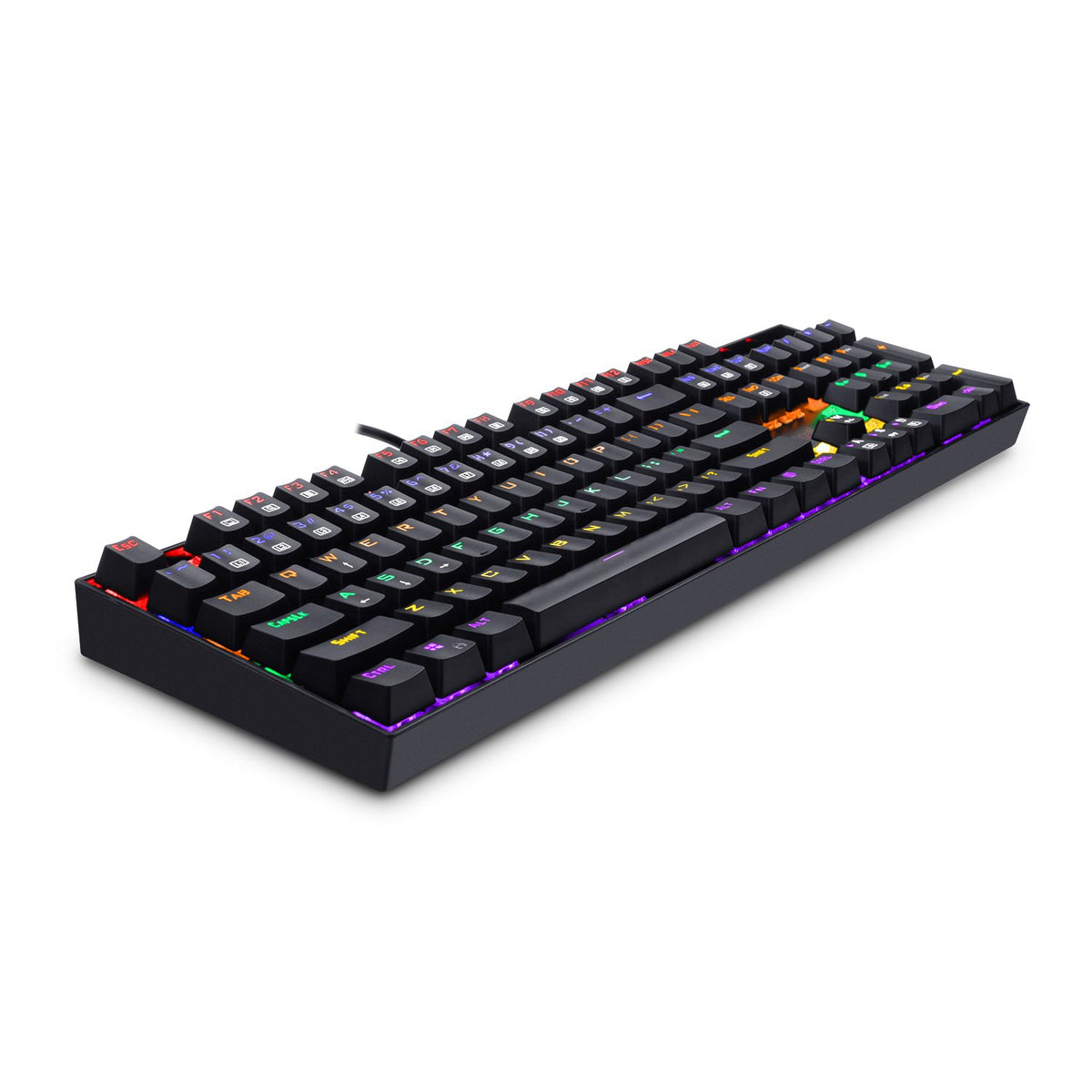 Redragon K551-KR VARV Mechanical Gaming Keyboard Red Switches 104-Key Black