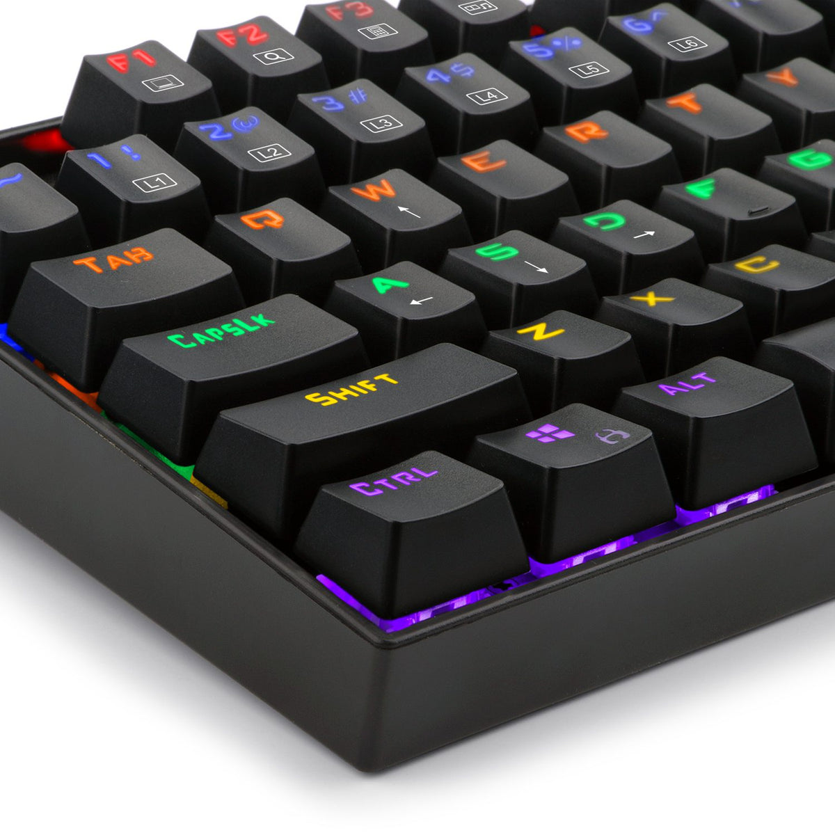 Redragon K551-KR VARV Mechanical Gaming Keyboard Red Switches 104-Key Black