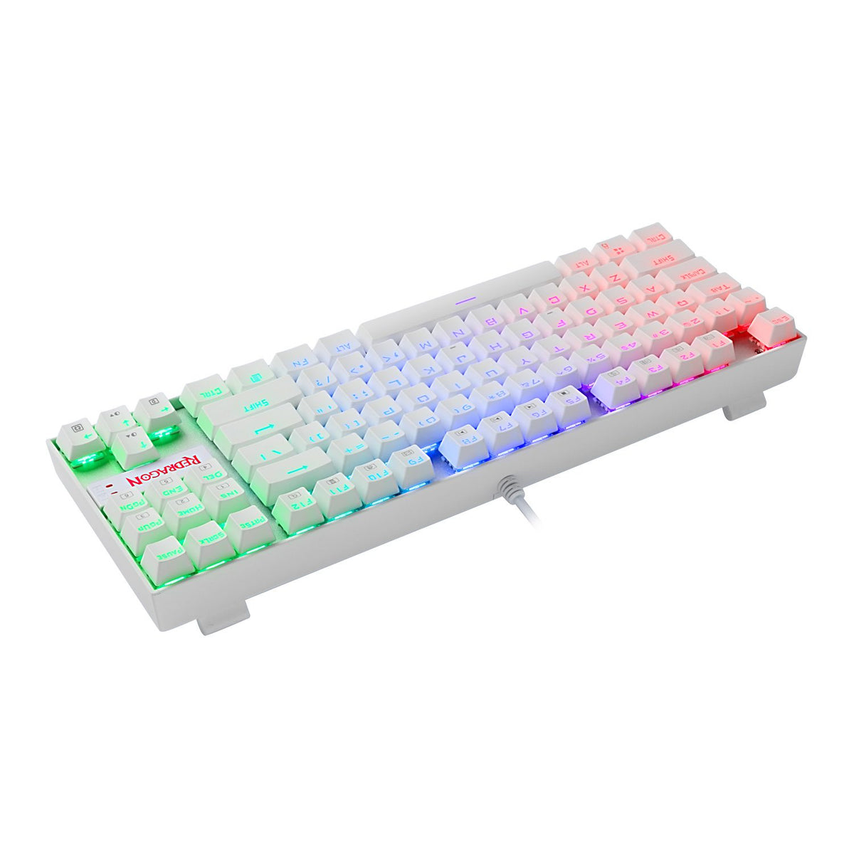 Redragon K552-RGB Mechanical Gaming Keyboard RGB White Red Switch