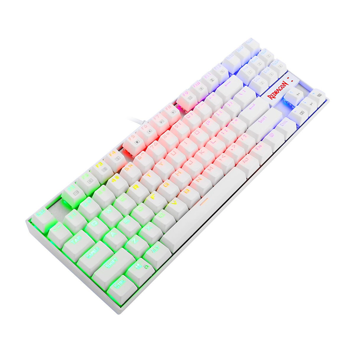 Redragon K552-RGB Mechanical Gaming Keyboard RGB White Red Switch