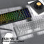 Redragon K628 PRO CTB 75% Transparent Wireless Mechanical Gaming Keyboard Black