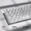 Redragon K628 PRO SE 75% Transparent Wireless Mechanical Gaming Keyboard White