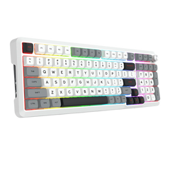 Redragon K688WGL-RGB-PRO 98-Key Wireless Mechanical Gaming Keyboard White/Black/Grey