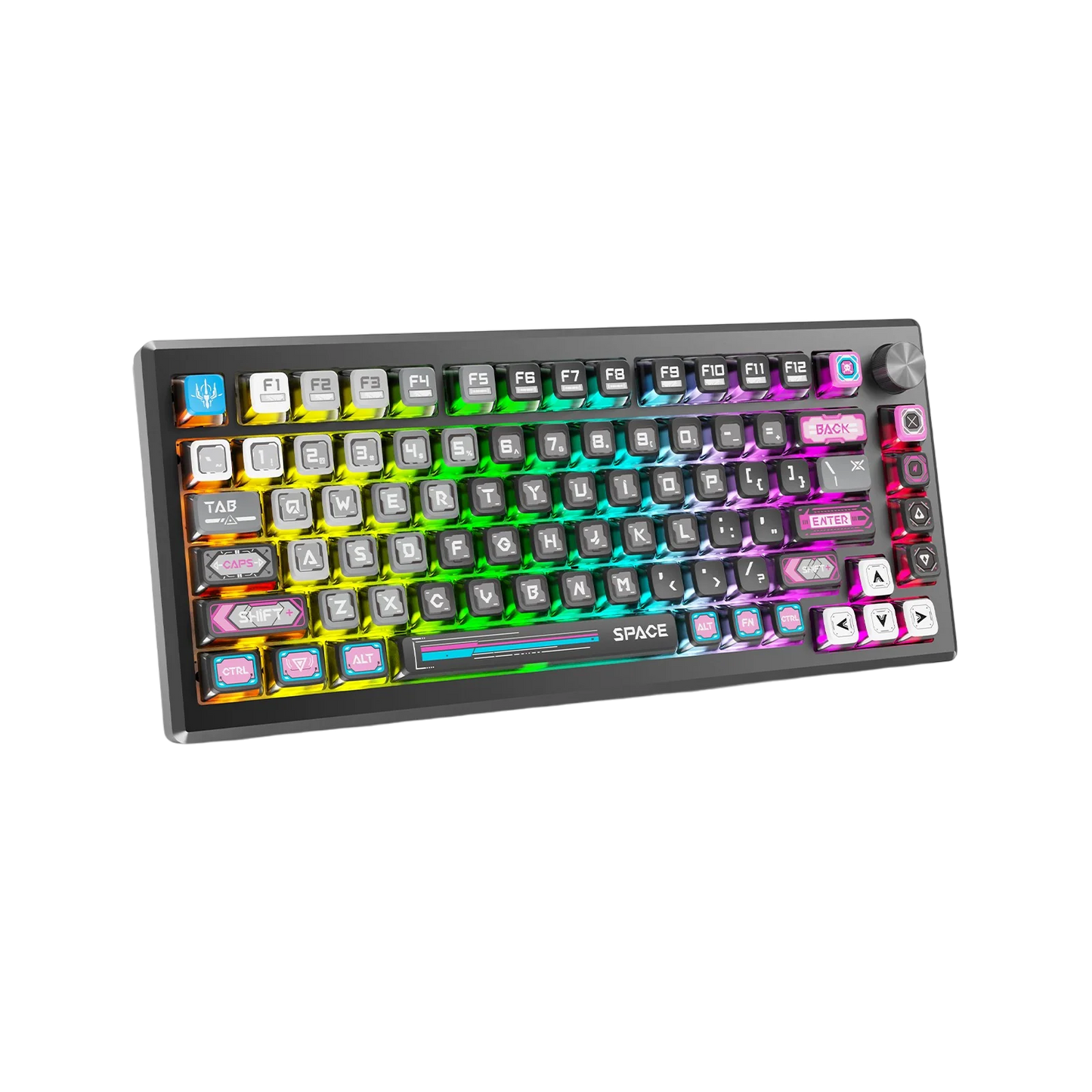 كيبورد جيمنج Redragon K732MC URANUS PRO ميكانيكال معدني أسود