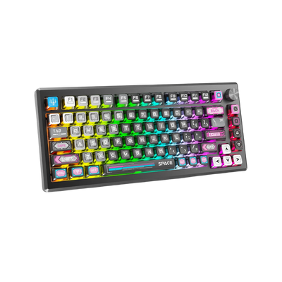كيبورد جيمنج Redragon K732MC URANUS PRO ميكانيكال معدني أسود