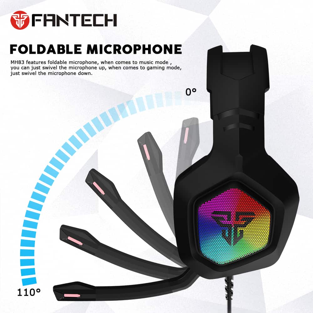 FANTECH MH83 OMNI RGB Gaming Headset (Black)