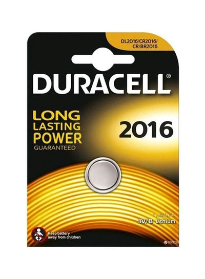 بطارية دائرية Duracell CR2016 ليثيوم فضي