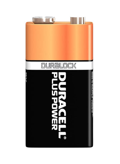 بطارية قلوية Duracell 485-9V مقاس 9V أسود وبني