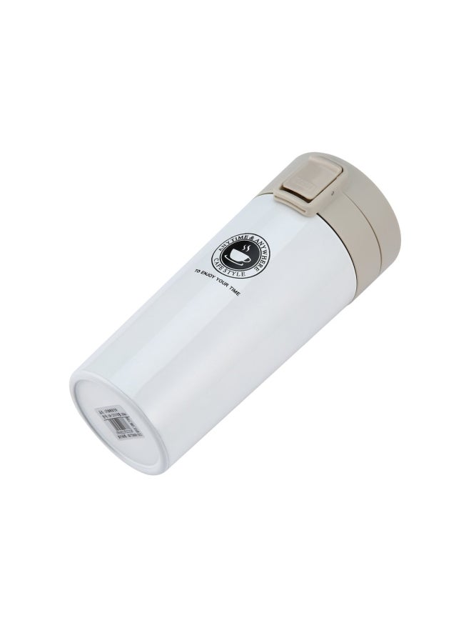 Double Walled Thermal Mug White