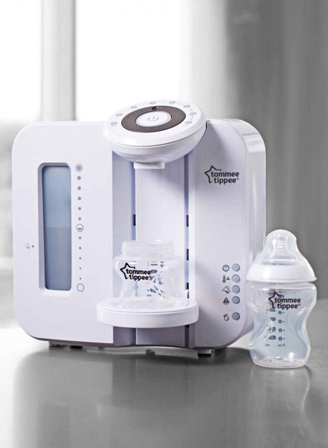 tommee tippee Perfect Prep Machine, Instant And Fast Baby Bottle Maker With Antibacterial Filter, White