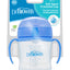 Dr. Brown’s 6 Oz/180 Ml Anti-Colic Soft-Spout Transition Cup With Handles - Blue Deco (6M+), 1-Pack