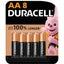 بطاريات Duracell AA قلوية 8 قطع خامة نايلون ملون
