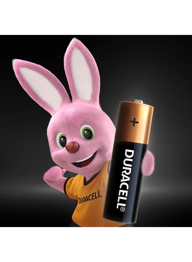 بطاريات Duracell AA قلوية 8 قطع خامة نايلون ملون