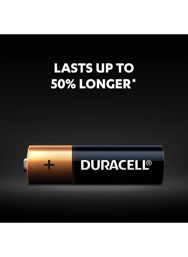 بطاريات Duracell AA قلوية 8 قطع خامة نايلون ملون