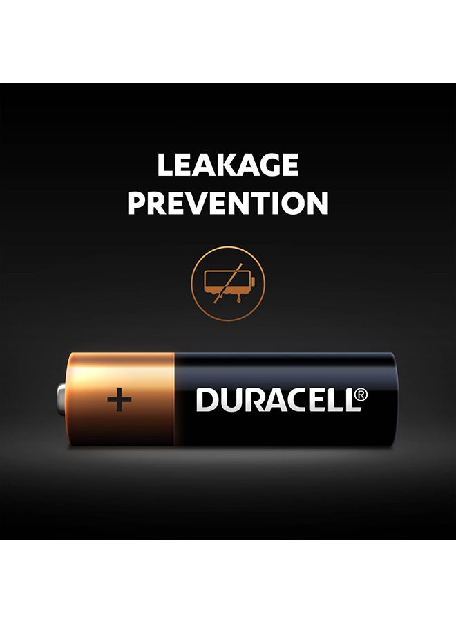 بطاريات Duracell AA قلوية 8 قطع خامة نايلون ملون