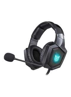 onikuma K8 Wired RGB Gaming Headset with Microphone 3D Surround for PS4 PS5 Xbox PC