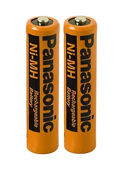 Panasonic Rechargeable AAA2 Ni-MH 650 mAh Batteries Orange/Black