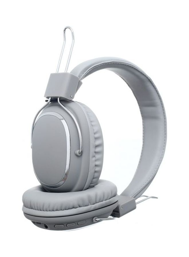 Walk and Talk Wireless Over Ear Headphones With Microphone Sliver