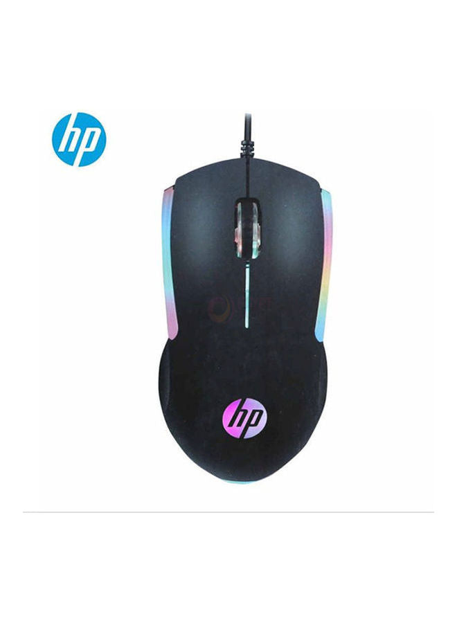 M160 Hp Wired Optical Computer Mouse Black