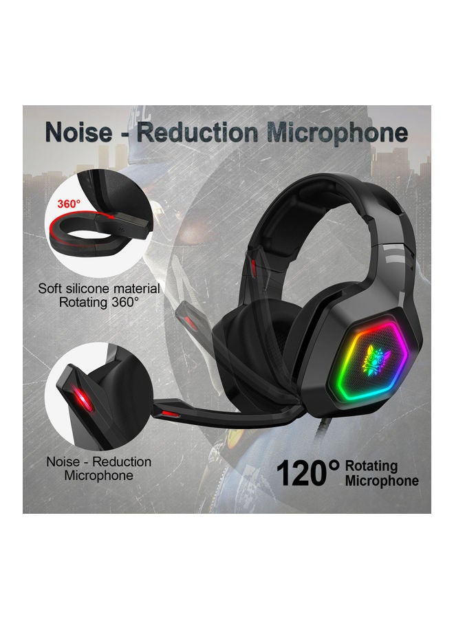 K10 RGB Gaming Wired Headset with Mic