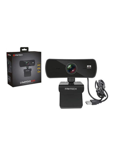 FANTECH Luminous C30 Quad High Def 1440P 2K Quad Hd Usb Web Camera Webcam Black