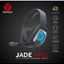 FANTECH MH84 JADE RGB Gaming Headset - 50mm Drivers - Noise Canceling Microphone - RGB Lighting Mode - Foldable Microphone