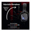 HP H220 Over Ear Wired Deep Bass Gaming Headset with LED Lights and Noise Cancelling Mic for Computers